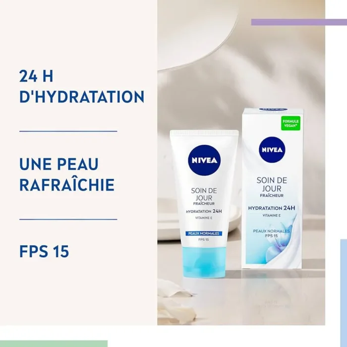 NIVEA Soin De Jour Fraîcheur Hydratation 24 H