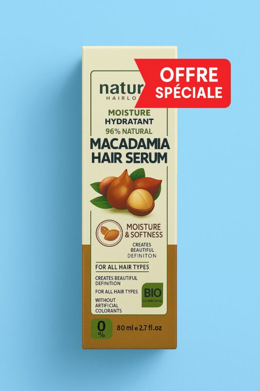 Serum de cheveux BIO en noix macadamia 80ml