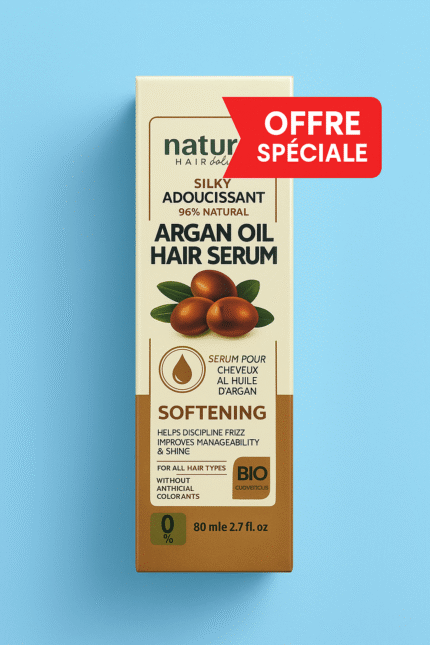 SERUM DE CHEVEUX BIO EN HUILE D'ARGANE 80 ML