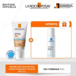LA ROCHE POSAY OFFRE ANTHELIOS UVMUNE 400 SPF 50+ TEINTEE 50ML + EAU THERMALE 50ML OFFERT