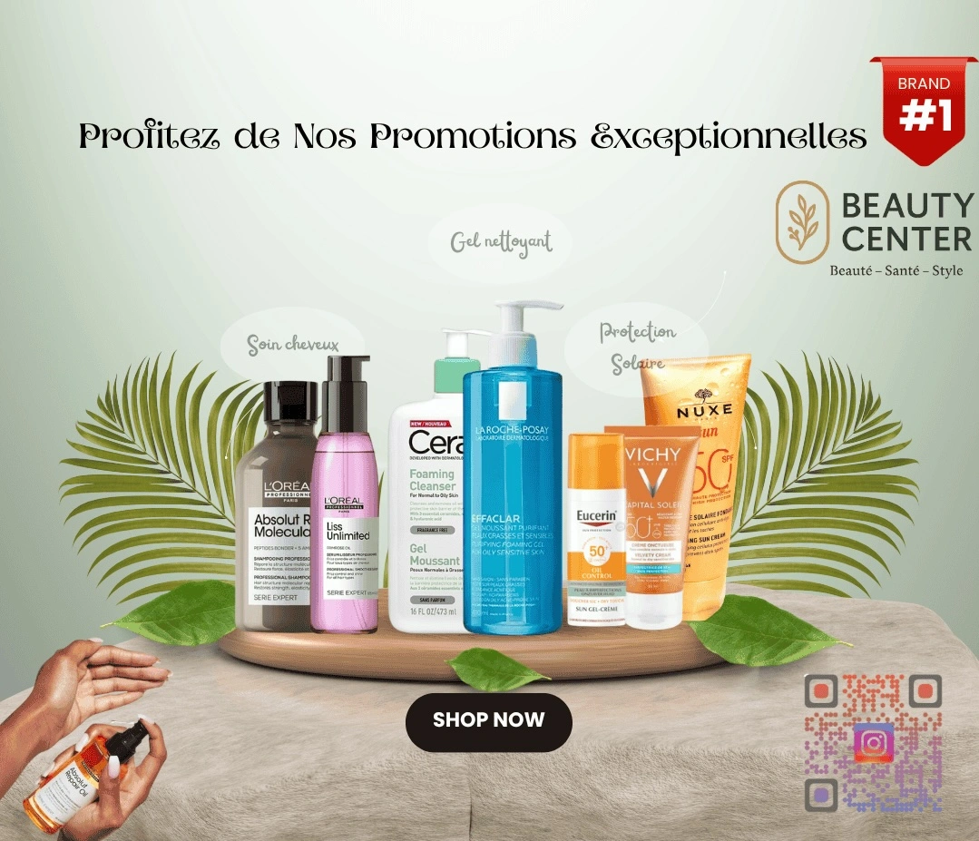 bannière promotionnelle de notre boutique parapharmacie