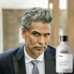 L'Oréal Professionnel Silver – Shampooing Déjaunissant Cheveux Gris et Blonds 300 ml