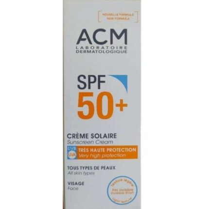 ACM ECRAN SOLAIRE SPF 50+ 40 ML Tout types de peaux
