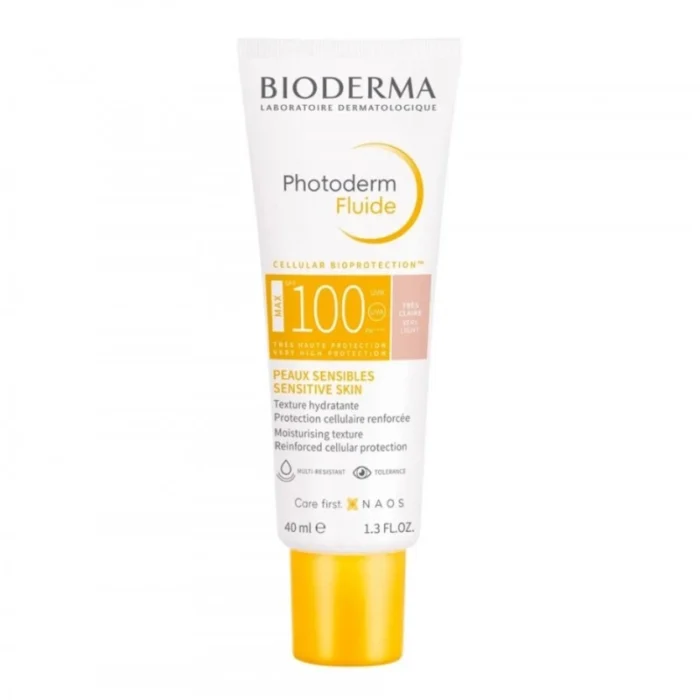 BIODERMA PHOTODERM FLUIDE SPF 100 Teinté CLAIRE 40ML
