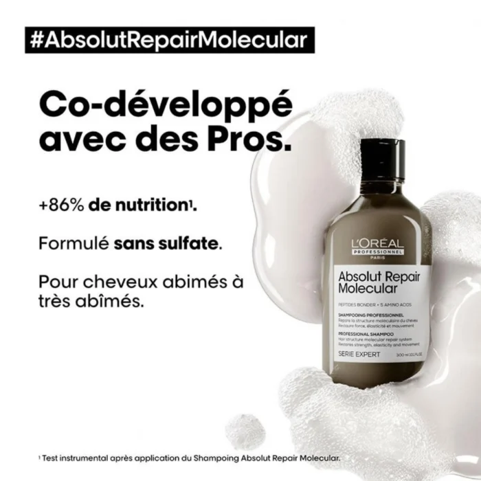 L'Oréal professionnel Absolut repair molecular shampooing 300ml